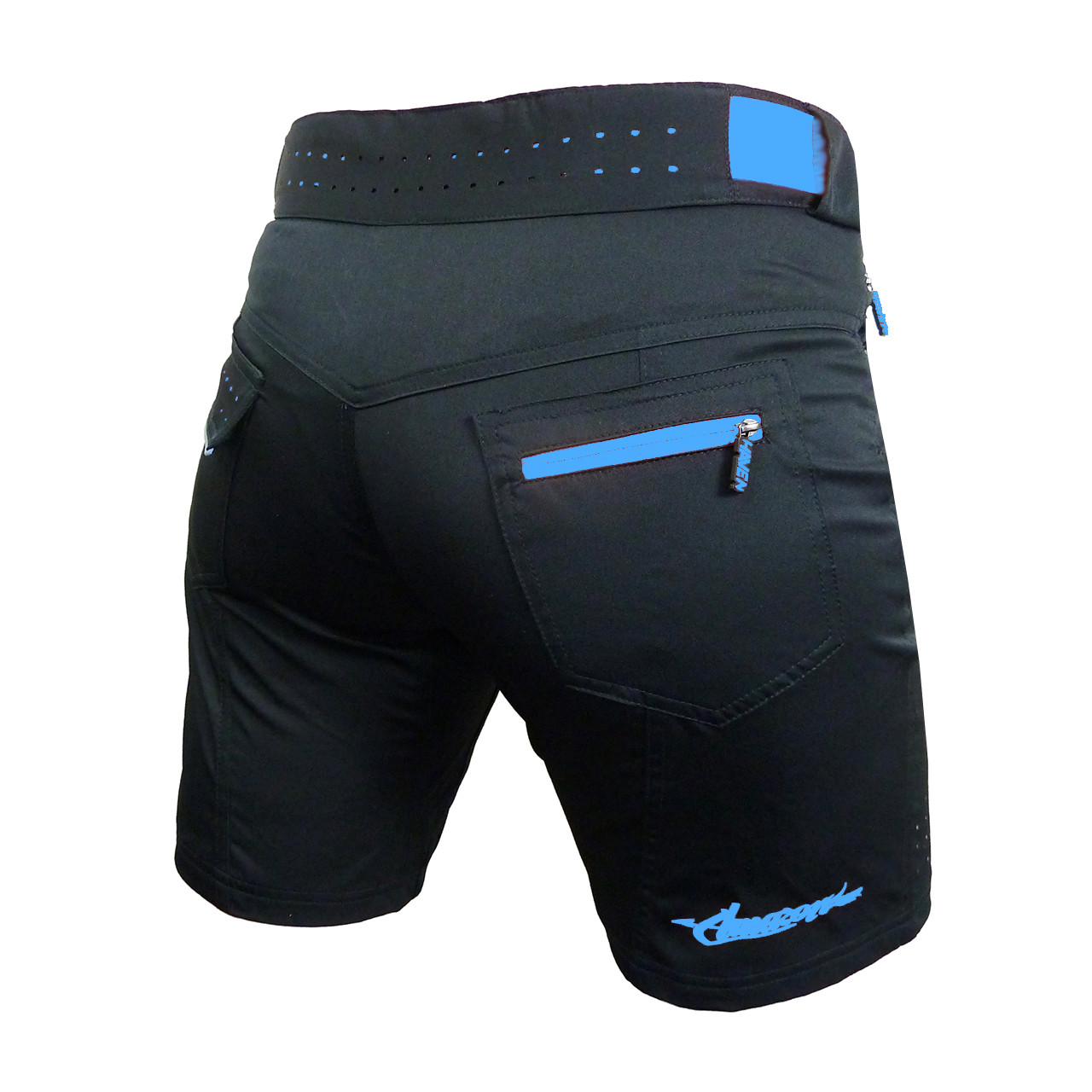 Dámské cyklokraťasy HAVEN AMAZON black/blue, velikost XL